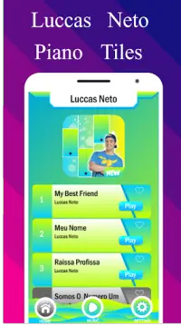 Luccas Neto 🎹 Piano Tiles Screen Shot 0