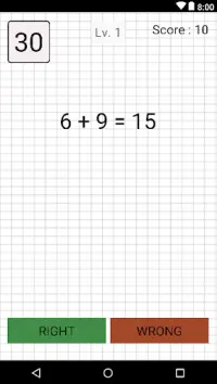 Math Minute Screen Shot 1