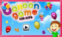Balloon Game For Kids Screen Shot 0