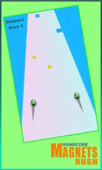 Magnet Rush - Permainan Tiny Screen Shot 1