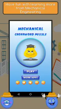 Mechanical Engineering Crossword Puzzle Screen Shot 0