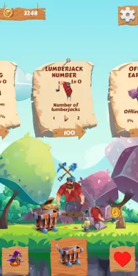 Dig The Ball to Cart – Lumber Jack Idle Clicker Screen Shot 2