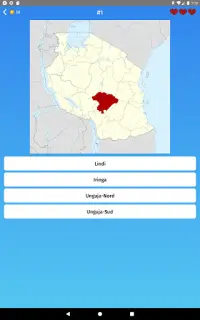 Tanzanie: les provinces - Quiz de géographie Screen Shot 8