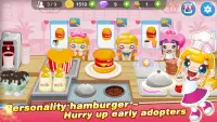 Little pirate hamburger-Girls making burger Screen Shot 3
