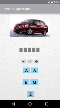 Indian Cars Quiz Screen Shot 4