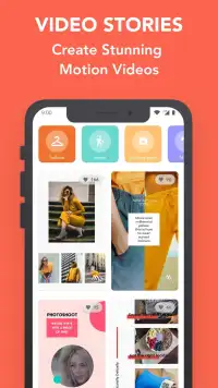 Mouve - animated video maker for Insta, Fb Screen Shot 0