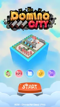 Domino City : Physics Puzzle Game Screen Shot 0