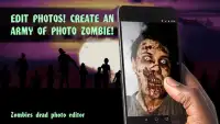 Zombies editor de fotos mortos Screen Shot 0
