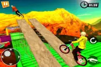 BMX Racer Stunts Rowerowy 3D Screen Shot 2