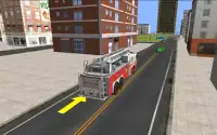 Fire Fighter Truck Rescue 3D Screen Shot 10