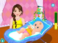 おむつの変更の赤ちゃんのゲーム Screen Shot 1
