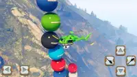 Superheroes Flying Helicopter Racing Screen Shot 3