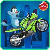 Oggy Moto Bike Speed And Fast Drive