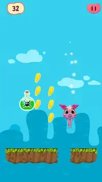 Schwein Sprung Spiel Abenteuer Screen Shot 2