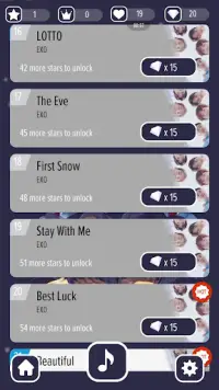Piano EXO 2021 - Tap Tiles OFFLINE Screen Shot 4