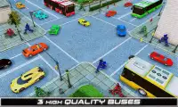 Robot Bus game - Robot Passenger Bus Simulator Screen Shot 3