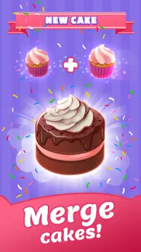 Merge Bakery -  Idle Dessert Tycoon Clicker Game Screen Shot 0