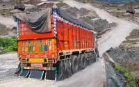 Indian cargo truck driver sim Screen Shot 3