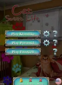 Solitaire: Cat Sweet Life Screen Shot 0