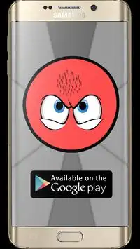 Angry Red Ball Game Screen Shot 0