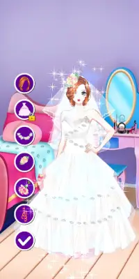 Anime Bride Dress Up Screen Shot 1