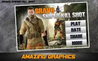 Bravo Sniper tiro do assassino Screen Shot 0