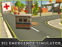 911 سيارة إسعاف محاكي 3D Screen Shot 6
