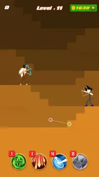 Stick Hero Archer Fight Screen Shot 2