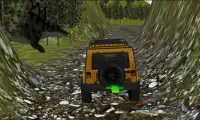 dinosaur jeep driving zone sim Screen Shot 1