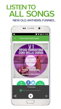 FanChants: песни и заряды Fiorentina Screen Shot 1