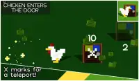 Chicken Enters the Door Screen Shot 2