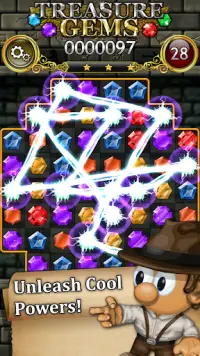Treasure Gems - Match 3 Puzzle Screen Shot 4