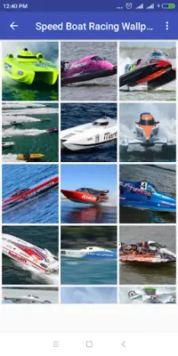 Speed Boat Racing Wallpaper Screen Shot 1