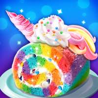 Unicorn Cake Roll - Unicorn Food Maker