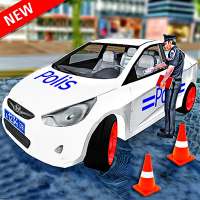 Simulator Parkir  Mobil polisi