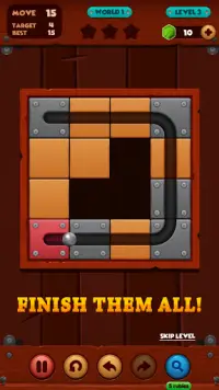 Roll To Unroll Me - Slide Puzzle Brain Games Screen Shot 5