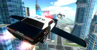 Flying Police Car Driving Screen Shot 4