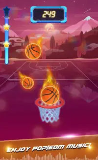 Beat Dunk - Free Basketball with Pop Music Screen Shot 4
