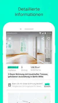 ImmoScout24 - Wohnungen, Häuser & Immobilien Screen Shot 3