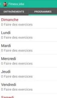 Fitness jobs  Workouts and Gym Screen Shot 1