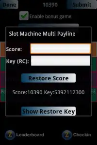 Slot Machine Multi Payline Screen Shot 2