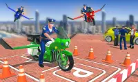 Flying Police Bike Rider Marshal : Rescue Mission Screen Shot 2