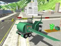 Flying Garbage Truck Simulator Screen Shot 10