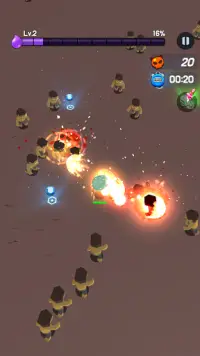 Dragon vs Zombie : Endless io RPG Screen Shot 1