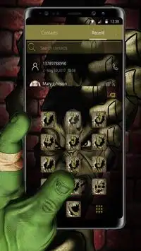 Green Angry Hero Theme Screen Shot 3