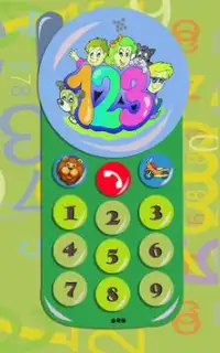 لعبة هاتف اطفال لتعلم الارقام | bebe phone game Screen Shot 4