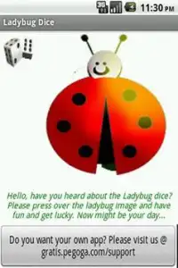 Ladybug Dice Screen Shot 2