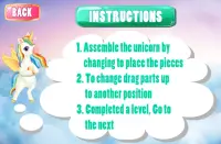 Puzzle Jigsaw for Unicorn pony of Little Kids Screen Shot 2