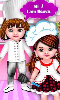 boneka bayi chef salon busana-berdandan permainan Screen Shot 7