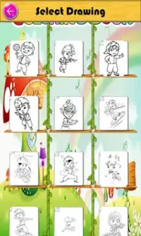 Boboiboy Coloring For Kids Screen Shot 0